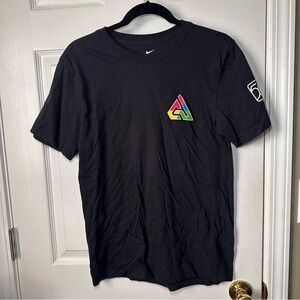 Nike X UNO T Shirt Mens S Black Short Sleeve 50th Anniversary Collab Giannis A.